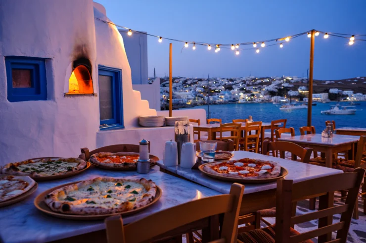 Pizzeria w Grecji